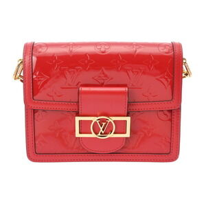 Louis Vuitton Vernis Dauphine Rouge Shoulder Bag